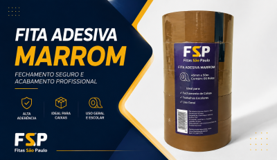 Fita Adesiva Marrom